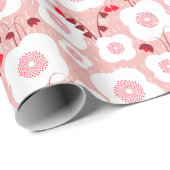 ニュートラルボタニカル – ポピズピンク ラッピングペーパー (ロールコーナー)