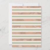 ニュートラルボホフィエスタタコバウンアザベビーベビーシャワー 招待状 (裏面)