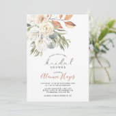 ニュートラルボホフローラブライダルシャワー招待 招待状 (スタンド正面)