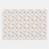 ニュートラルボホベアームーンベビーシャワー ラッピングペーパーシート (正面)