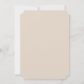 ニュートラルボホベビーファースト誕生日 招待状 (裏面)