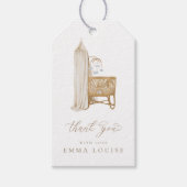 ニュートラルボホベビーブランチサンキュー ギフトタグ (正面)