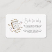 ニュートラルボホベビーブランチベビーエンクロージャ用ブックス エンクロージャーカード (正面)