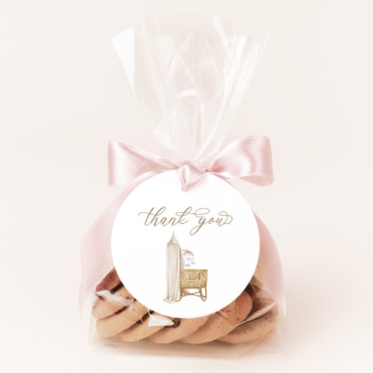 ニュートラルボホベビーブランチ招待状メッセージカード フェイバータグ