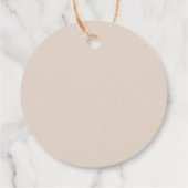 ニュートラルボホベビーブランチ招待状メッセージカード フェイバータグ (裏面)