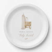 ニュートラルボホベビーブランチ ペーパープレート (正面)