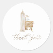 ニュートラルボホベビーブランチ ラウンドシール (正面)