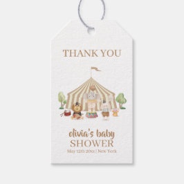 ニュートラルボホマジカルサファリサーカスベイビーシャワー ギフトタグ