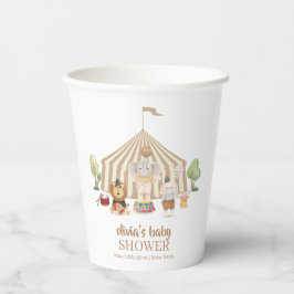 ニュートラルボホマジカルサファリサーカスベイビーシャワー 紙コップ