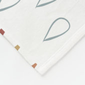 ニュートラルボホレインボーマイルストーン フリースブランケット (角)