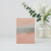 ニュートラルボホーとバラ金ゴールド|イヤリングディスプレイカード 名刺 (スタンド正面)