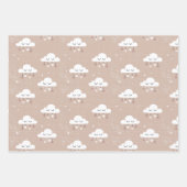 ニュートラルボホーレインボーベビー ラッピングペーパーシート (正面3)