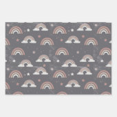 ニュートラルボホーレインボーベビー ラッピングペーパーシート (正面2)