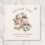 ニュートラルボホ子供部屋ベビーシャワーありがとう フェイバータグ (裏面)