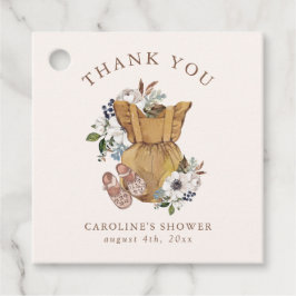 ニュートラルボホ子供部屋ベビーシャワーありがとう フェイバータグ