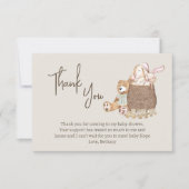 ニュートラルボホ子供部屋ベビーシャワー サンキューカード (正面)