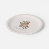 ニュートラルボホ子供部屋ベビーシャワー ペーパープレート (アングル)