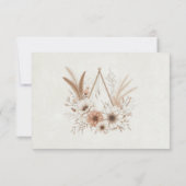 ニュートラルボ結婚ホフローラ 出欠カード (裏面)