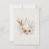 ニュートラルボ結婚ホフローラ 出欠カード (裏面)