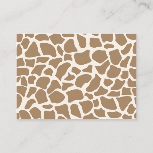 ニュートラルママとベビーキリンベビー本 エンクロージャーカード (裏面)