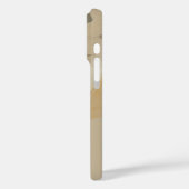 ニュートラルミニマリストひまわりのアウトライン Case-Mate iPhoneケース (裏面 / 左)