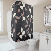 ニュートラルミニマリストシャワーカーテン – クリーン、シンプル シャワーカーテン (インサイチュ)