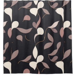 ニュートラルミニマリストシャワーカーテン – クリーン、シンプル シャワーカーテン