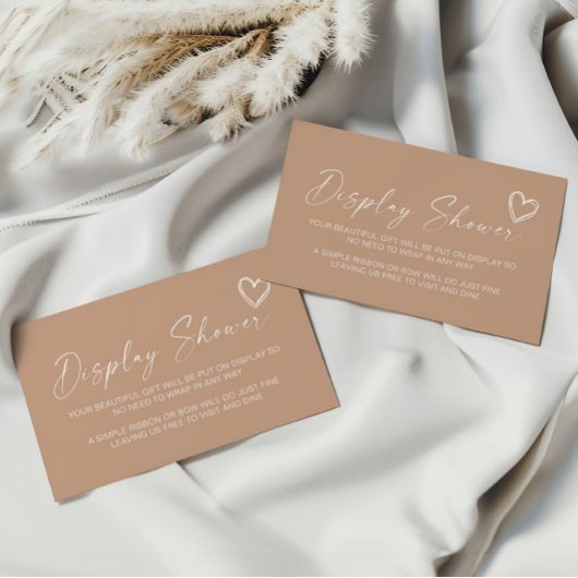 ニュートラルミニマリストディスプレイシャワーエンクロージャカード エンクロージャーカード