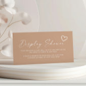 ニュートラルミニマリストディスプレイシャワーエンクロージャカード エンクロージャーカード