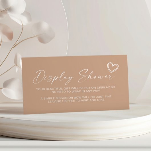 ニュートラルミニマリストディスプレイシャワーエンクロージャカード エンクロージャーカード