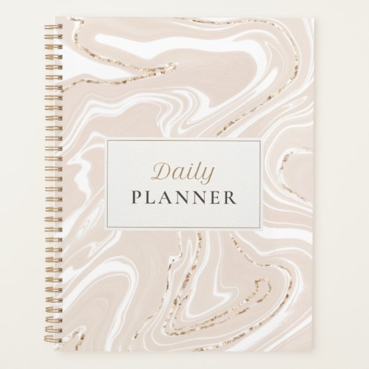 ニュートラルミニマリストデイリープランナー プランナー手帳 (正面)