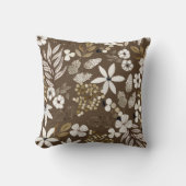 ニュートラルミニマリストベージュコージー クッション (正面)