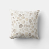 ニュートラルミニマリストベージュコージー クッション (正面)