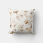 ニュートラルミニマリストベージュコージー クッション (正面)