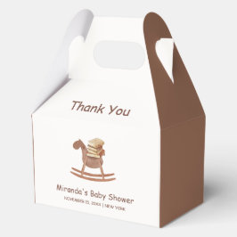 ニュートラルミニマリスト新しいチャプターブックベビーシャワー フェイバーボックス