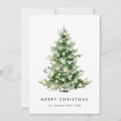 ニュートラルミニマリストBohoクリスマスコンポジション シーズンカード (正面)