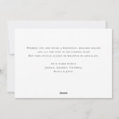 ニュートラルミニマリストBohoクリスマスコンポジション シーズンカード (裏面)