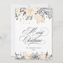 ニュートラルミニマリストBohoクリスマスコンポジション シーズンカード