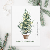 ニュートラルミニマリストBohoクリスマスコンポジション シーズンカード