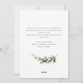 ニュートラルミニマリストBohoクリスマスコンポジション シーズンカード (裏面)