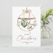 ニュートラルミニマリストBohoクリスマスコンポジション シーズンカード (スタンド正面)