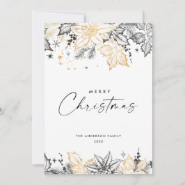 ニュートラルミニマリストBohoクリスマスコンポジション シーズンカード