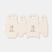 ニュートラルミニマリストBohoサーフボードベビーシャワー フェイバーボックス (折り畳みなし)