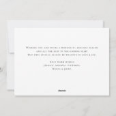 ニュートラルミニマリストBoho Christmas Composition Holi シーズンカード (裏面)