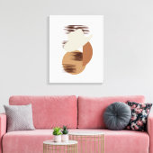 ニュートラルミニマルカラーカウボーイハットキャンバスアート キャンバスプリント (インサイチュ (リビング))