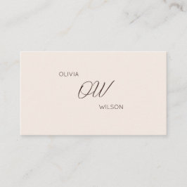 ニュートラルミニマルプロフェッショナル名刺 名刺