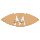 ニュートラルミニマルモダンリストオレンジモノグラム アメリカンフットボール (パネル)