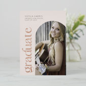 ニュートラルモダンアーチフォイル招待状 箔招待状 (立ち正面)