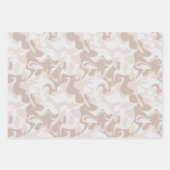 ニュートラルモダンカラー大理石 ラッピングペーパーシート (正面3)