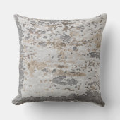 ニュートラルモダンカラー産業グランジ抽象芸術 クッション (正面)